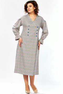 Платье Celentano lite 5083 клетка - фото 5