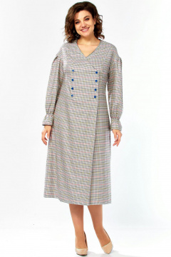 Платье Celentano lite 5083 клетка - фото 1