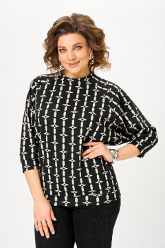 Джемпер Michel chic 782/1 черный_арабеск - фото 1