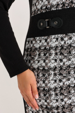 Платье BONADI 2037 черный-капучино - фото 5