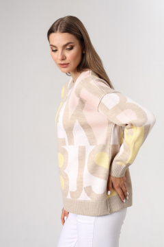 Джемпер BONADI BS18 бежевый - фото 5