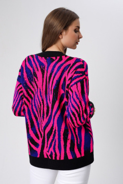 Джемпер BONADI BS23 черный-розовый - фото 4