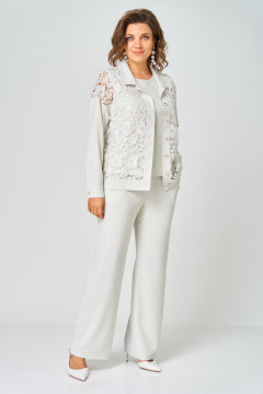 Брюки, жакет, топ Svetlana-Style 5033 зелено-бежевый - фото 5