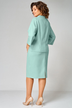 Жакет, юбка Мишель стиль 1346 бирюзовый - фото 5