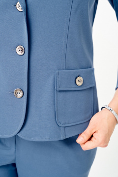 Брюки, жакет DOGGI 2848 голубой - фото 4