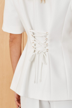 Жакет Панда 119130 молочный - фото 5