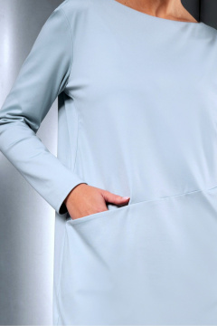 Платье Erika 7375-3 голубой - фото 2