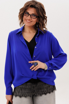 Блуза Anelli 1663 ослепительно-синий - фото 2