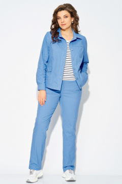 Брюки, джемпер, бомбер Fita 40112 голубой - фото 1