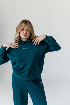 Брюки, худи JoEmber 23 изумруд - фото 3