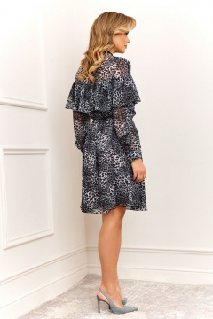 Платье AGATTI 5898 серо-синий - фото 5