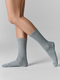 Носки Mark Formelle 390K-3021/24390K св.серый_рис.3021 - фото 2