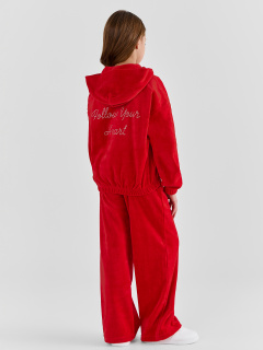 Брюки, толстовка Mark Formelle 397755/25-39268П-3-3 спелая_вишня_печать_1сл_аппликация_из_страз_спинк - фото 1