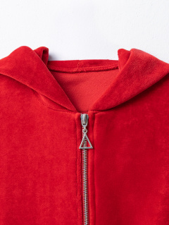 Брюки, толстовка Mark Formelle 397755/25-39269П-3-3 спелая_вишня_печать_1сл_аппликация_из_страз_спинк - фото 5