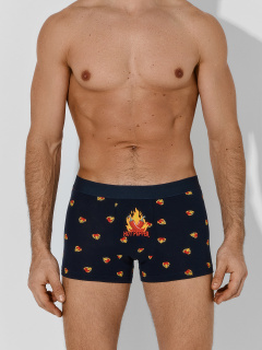 Трусы Mark Formelle 411228-2/25-5164П-5 перцы_на_т.синем_т.синий1_3_сл_на_гульфике - фото 1