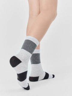 Носки Mark Formelle 430K-3384/B3-25430K св.серый_меланж_рис.3384 - фото 2