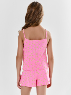 Топ, шорты Mark Formelle 567766/25-40461ПП-1 цветочки_на_розовом - фото 2