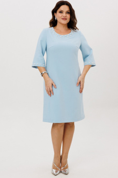 Платье ANIDEN 719-3 голубой - фото 3