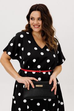 Платье ANIDEN 721-4 черно-белый - фото 4