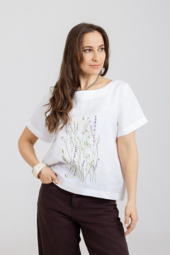 Блуза Mirolia 1277 белый - фото 2