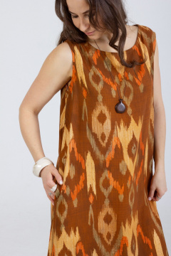 Платье Mirolia 1281 коричневый - фото 5