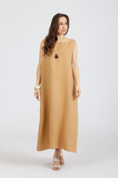 Платье Mirolia 1281 горчичный - фото 3