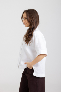 Блуза Mirolia 1283 белый - фото 4