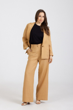 Брюки, жакет Mirolia 1291+1287 горчица - фото 1