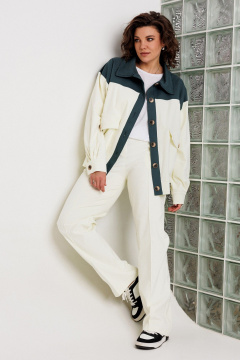 Бомбер BegiModa 2018 молочный - фото 3