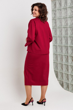 Свитшот, юбка BegiModa 3105 бордо - фото 4