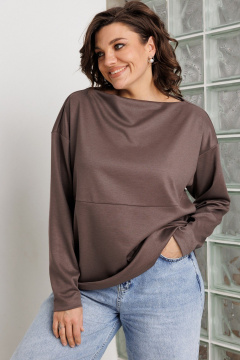 Блуза BegiModa 4158 фиолетовый_кварц - фото 3