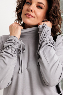 Лонгслив BegiModa 4161 пепел - фото 2