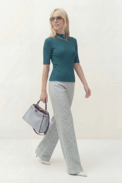 Джемпер Lokka 1836 бирюзовый - фото 4