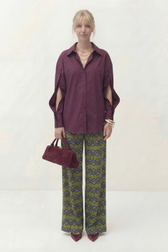 Блуза Lokka 1862 бордовый - фото 1