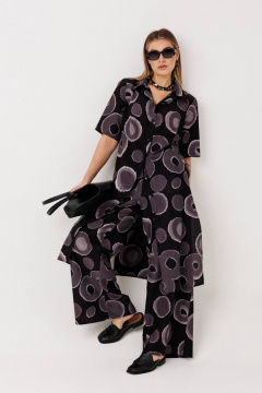 Блуза, брюки Anastasia м-1335 черный - фото 5