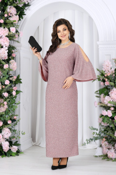 Платье Ninele 6083 пудра - фото 1