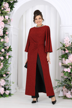 Брюки, туника Ninele 6084 красный - фото 3