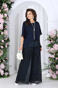 Блуза, брюки Ninele 6104 синий - фото 2