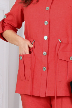 Брюки, джемпер, жакет Ninele 7492 алый - фото 4