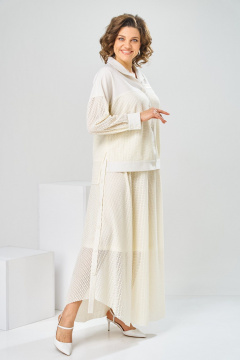 Жакет, юбка Romanovich Style 2-2856 молочный - фото 3