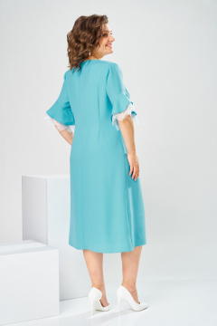 Платье Romanovich Style 1-2910 бирюза - фото 5