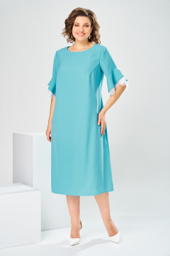 Платье Romanovich Style 1-2910 бирюза - фото 2