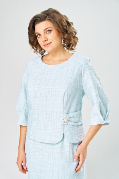 Платье Romanovich Style 1-2537 голубой-1 - фото 5