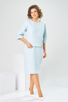 Платье Romanovich Style 1-2537 голубой-1 - фото 4