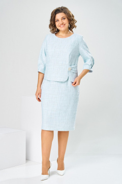 Платье Romanovich Style 1-2537 голубой-1 - фото 2