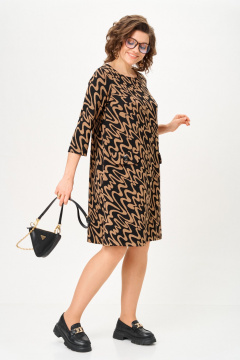 Платье Michel chic 2199 карамельный_каприз - фото 4