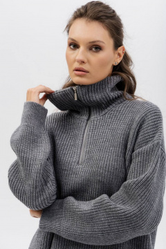 Джемпер Romgil РВ0270-ШЕ5 серый - фото 4