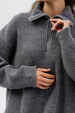 Джемпер Romgil РВ0270-ШЕ5 серый - фото 2