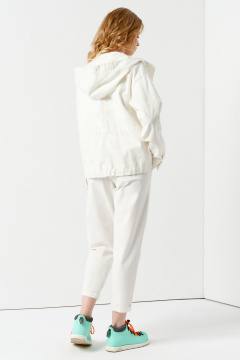 Куртка Панда 98870w молочный - фото 2