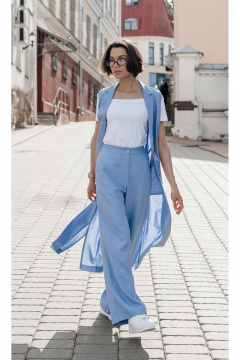 Брюки, жилет, майка iLOKA 25ILor1 голубой - фото 4